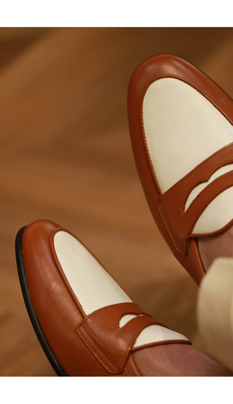 Ross – Chaussures Décontractées Tendance Champagne en Cuir Vegan