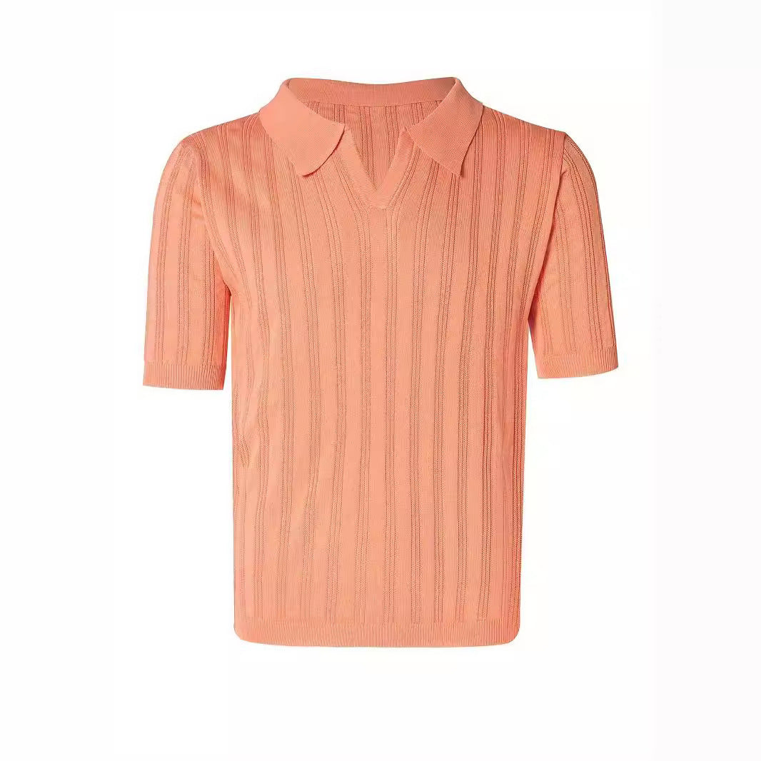 Tony – T-shirt en Maille à Manches Courtes pour Homme