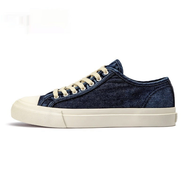 Owen – Chaussures en Toile Lavées Style Rétro Décontracté