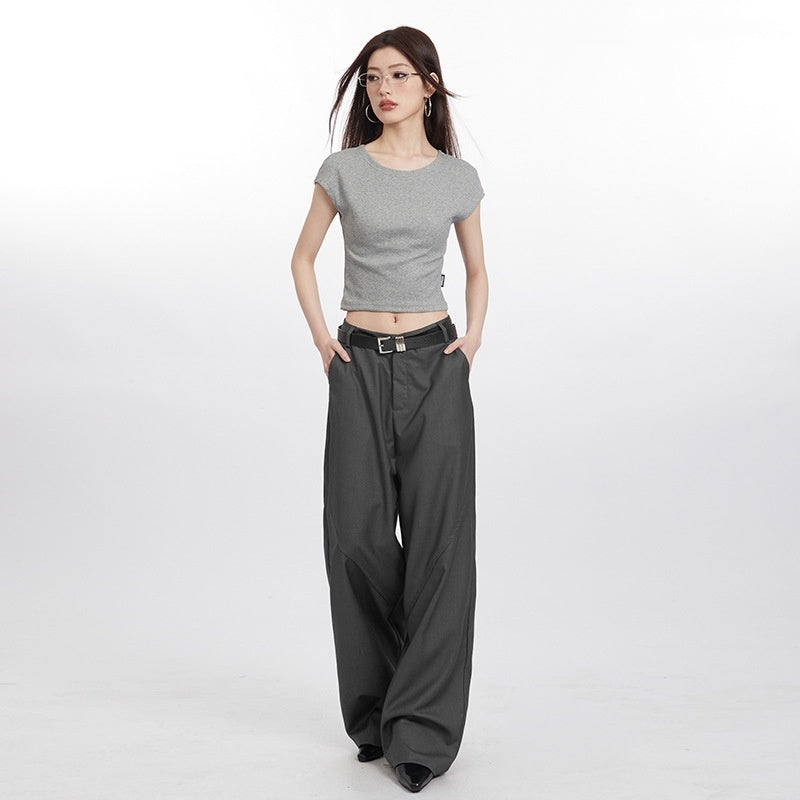 Shirley – Pantalon Large Décontracté Style Rétro