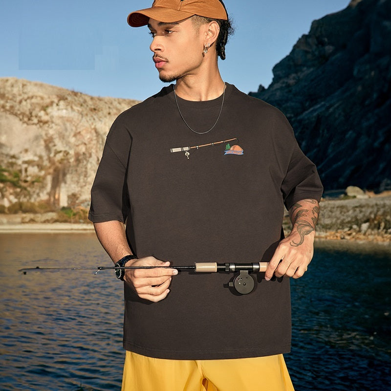 Hugh – T-shirt imprimé tridimensionnel pour homme