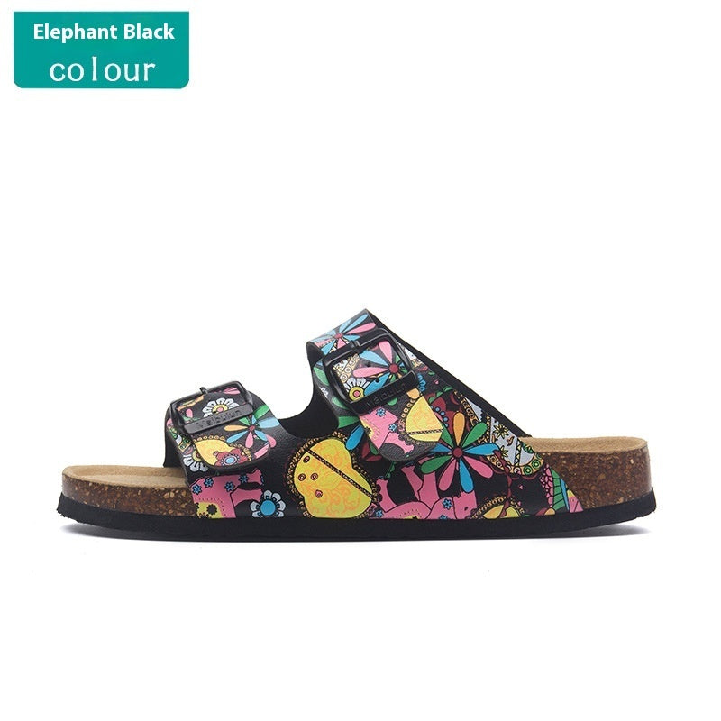 Calvin – Sandales à Boucles en Liège pour l'Été