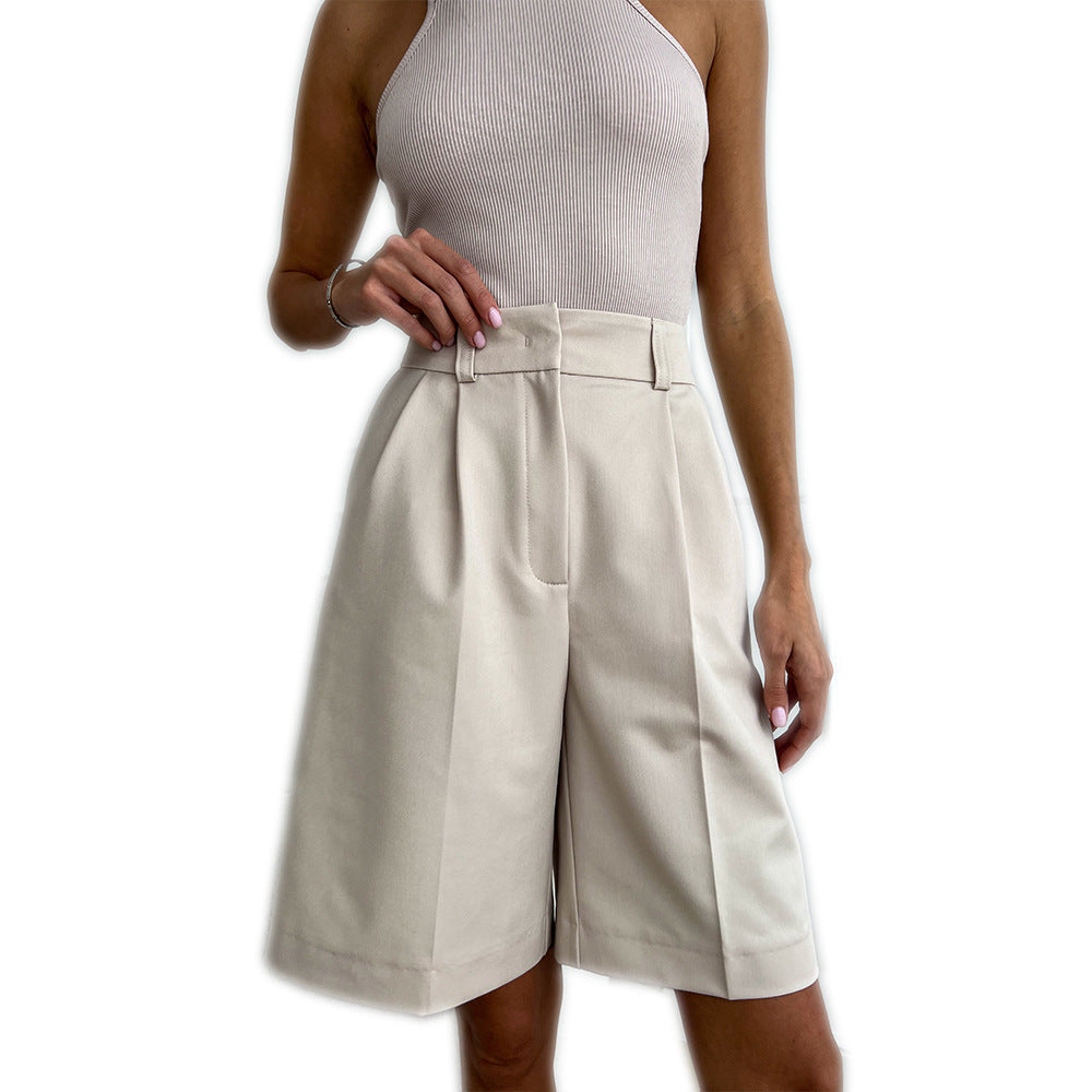 Denise – Shorts Droits Cinq Points Amples