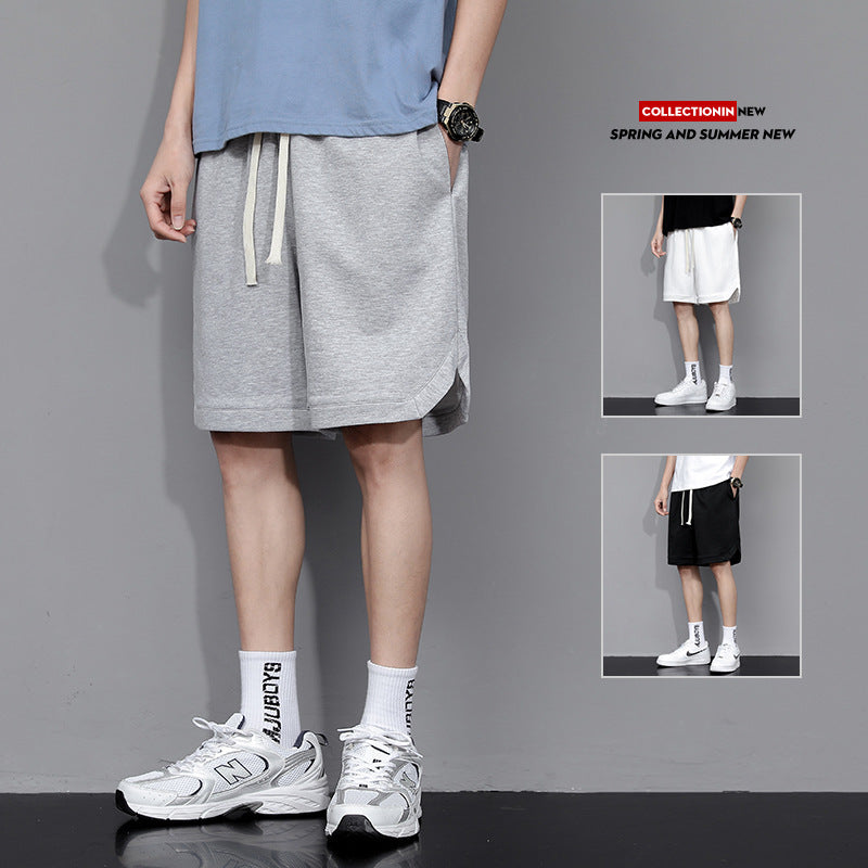 Lawrence – Shorts de Basketball d'Été en Couleur Unie pour Hommes