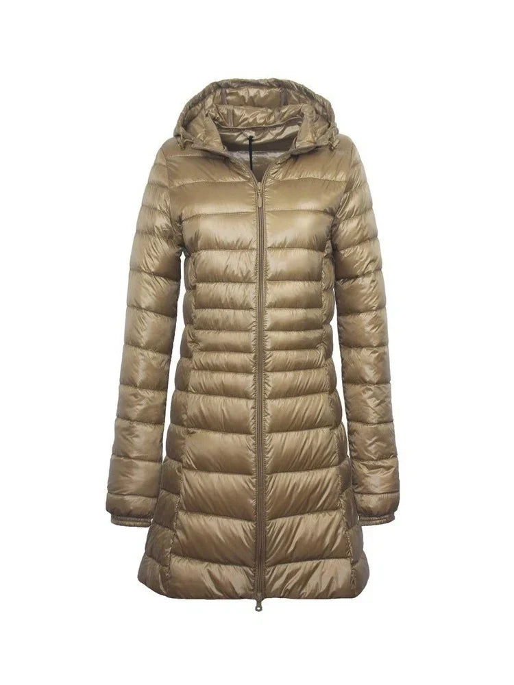 Sue – Manteau d'hiver long et matelassé pour femme