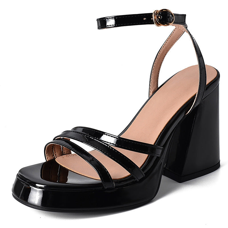 Audrey – Chaussures à Talons Hauts Romanes de Mode pour Femmes