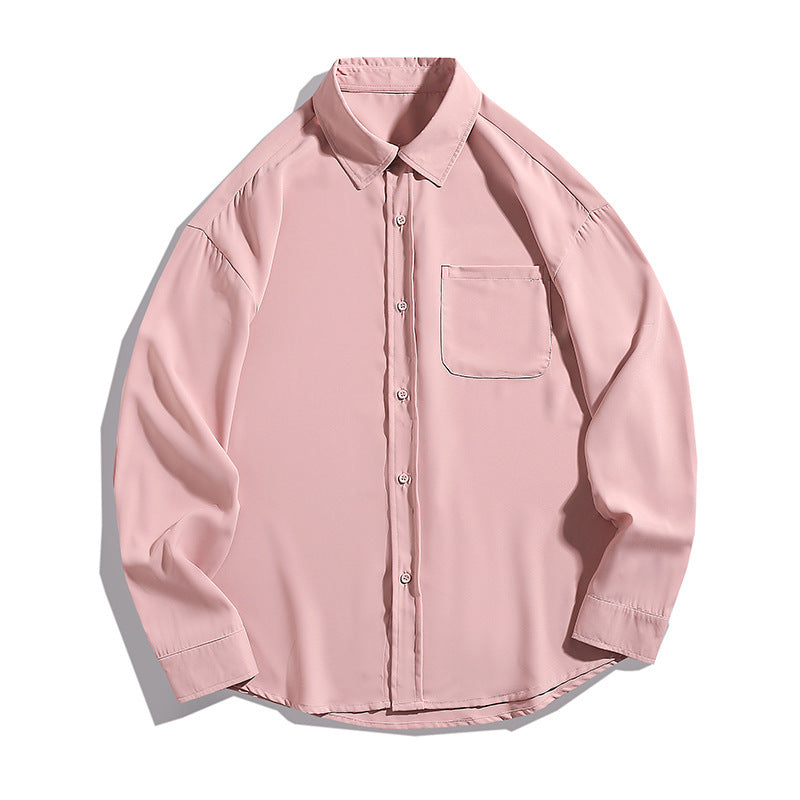 Steve – Chemise Style Japonais à Manches Longues