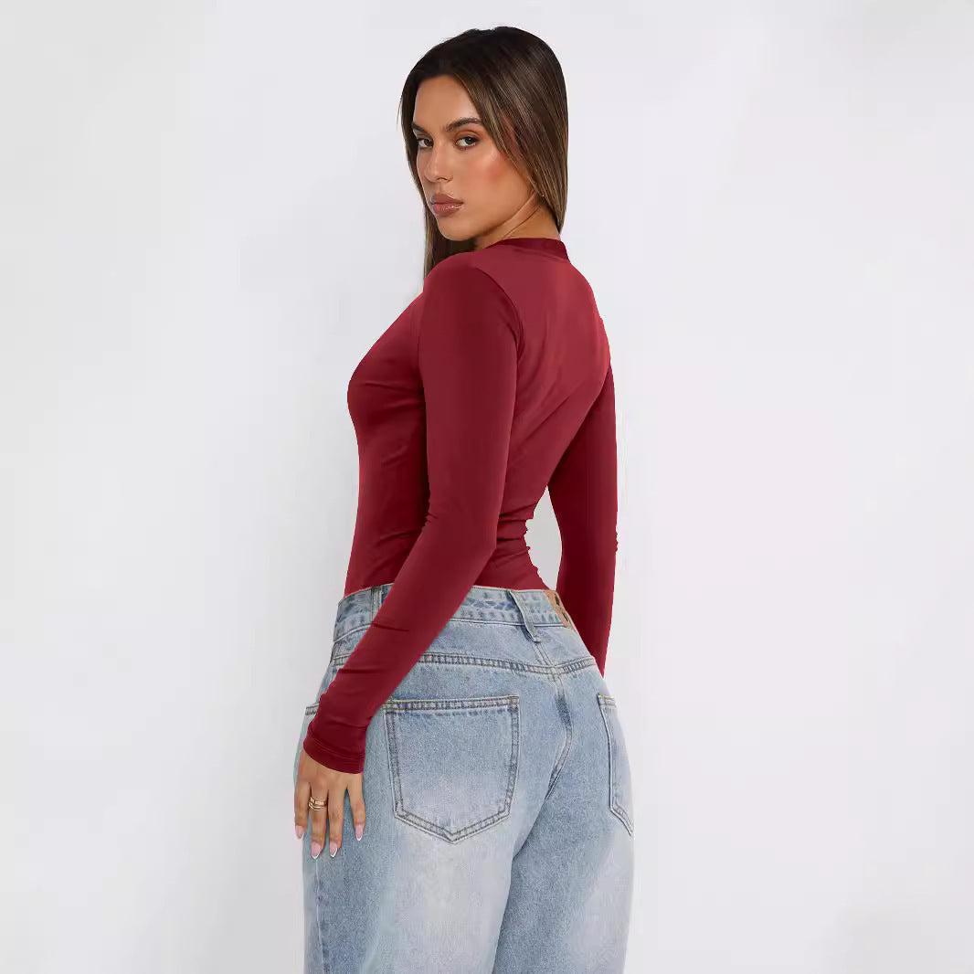 Amanda – Pull Slim à Manches Longues