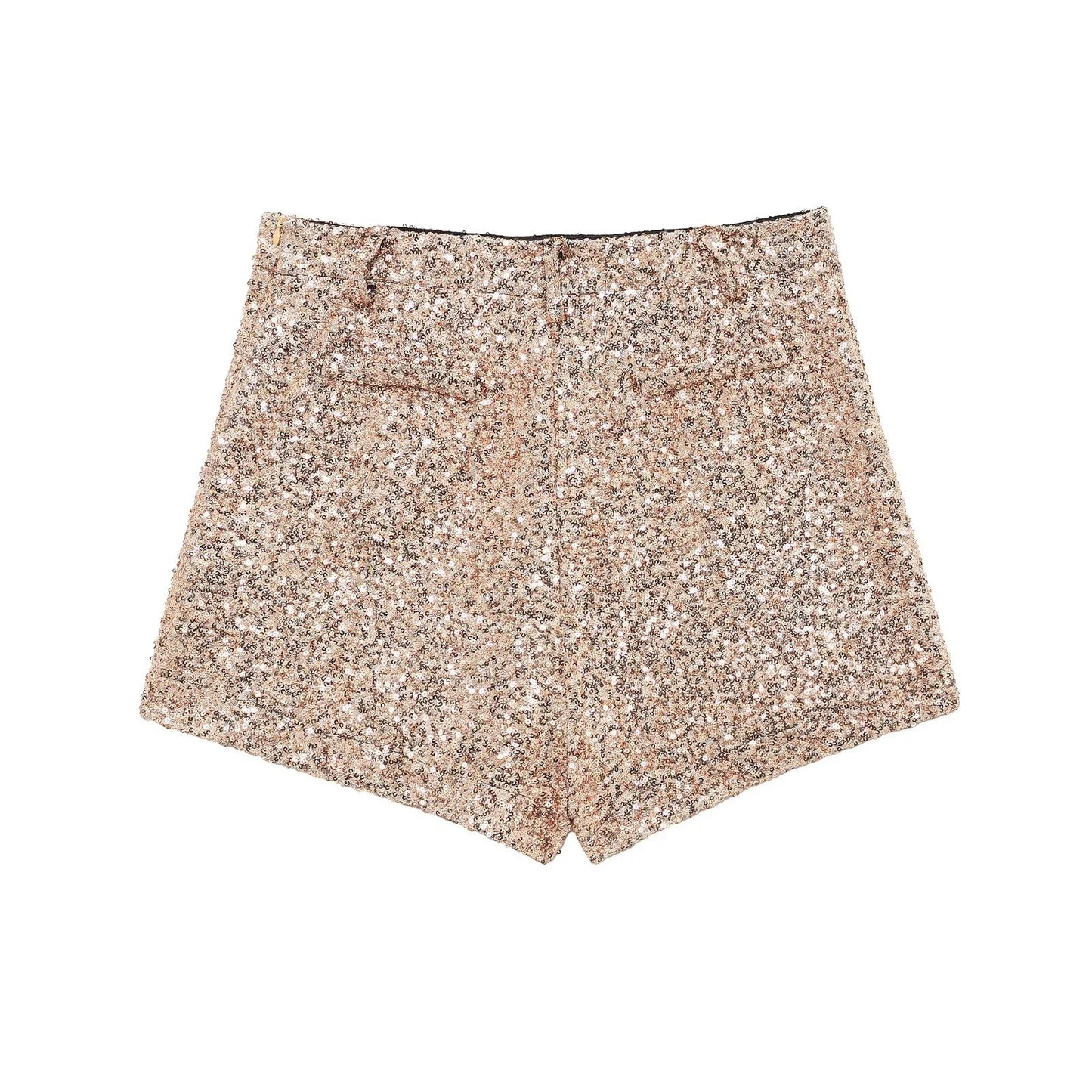 Tracy – Short à Sequins Mi-hauteur