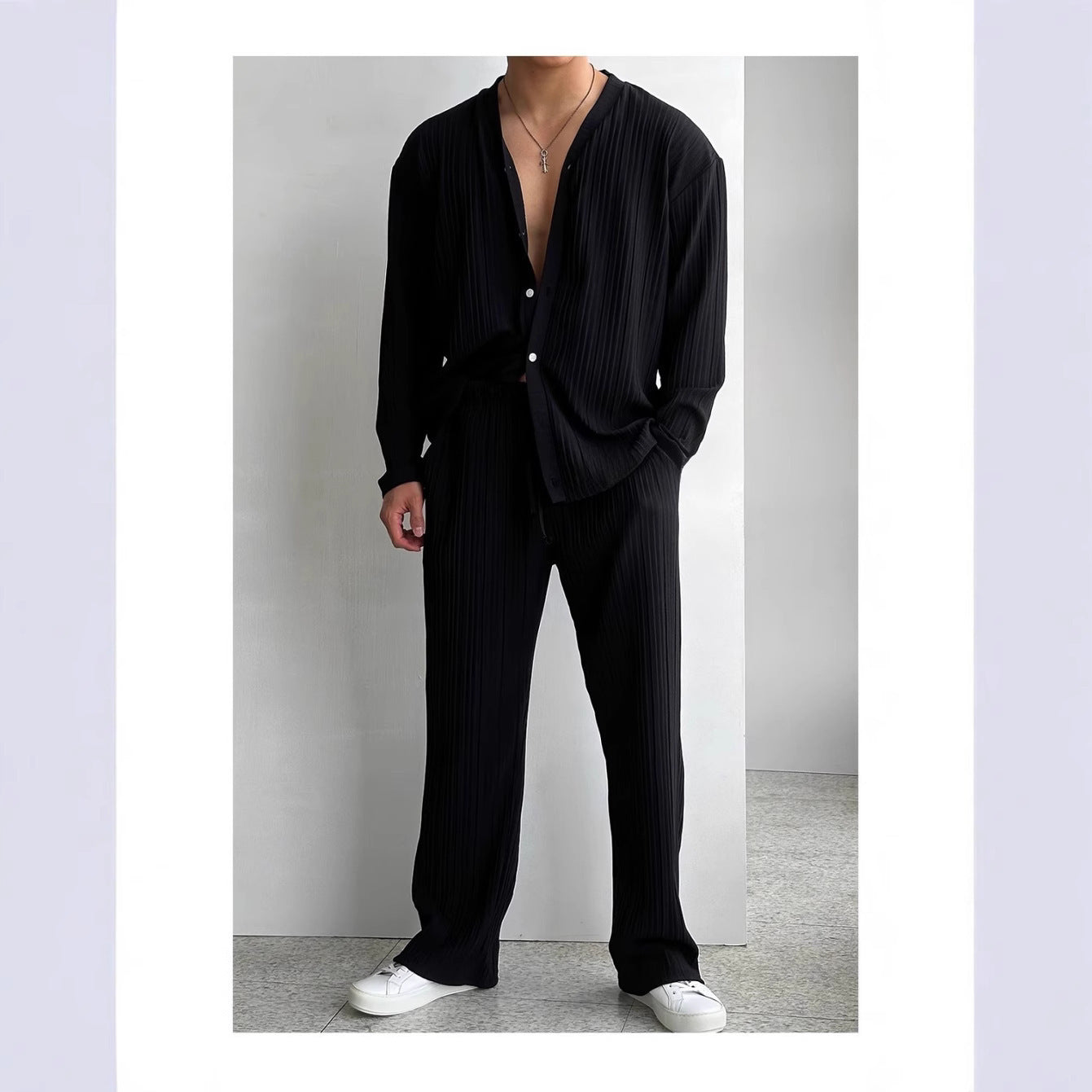 Ralph – Ensemble Chemise Boutonnée et Pantalon pour Homme