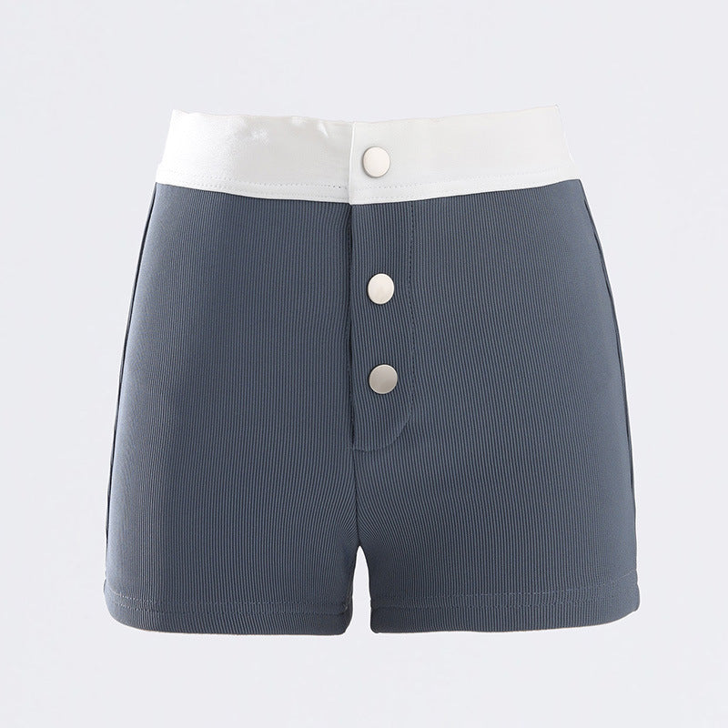 Jessie – Shorts Décontractés Colorblock