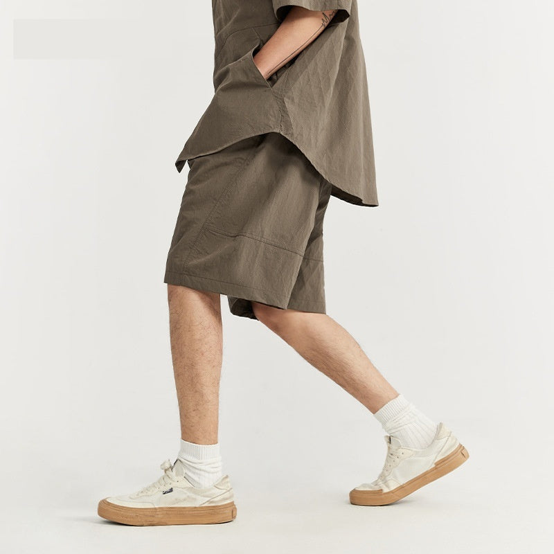 Peter – Pantalons Amples à Carreaux Jacquard