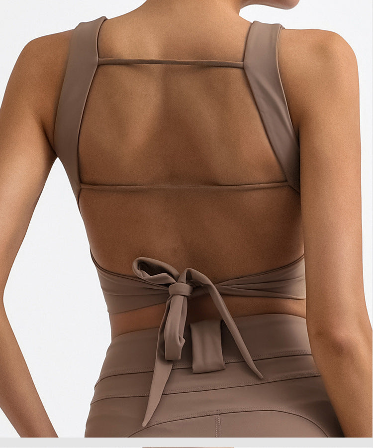 Tanya – Haut à Bretelles de Yoga Mode Sportive pour Femmes