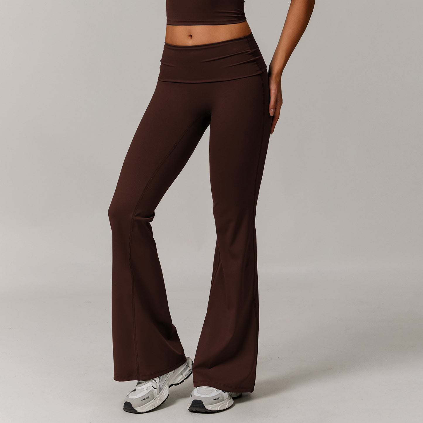 Gabrielle – Pantalon de Yoga Taille Haute Pliable