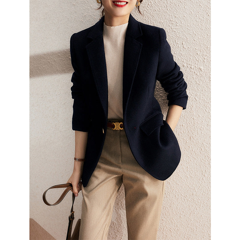 Karen – Veste de Costume en Laine pour Automne et Hiver