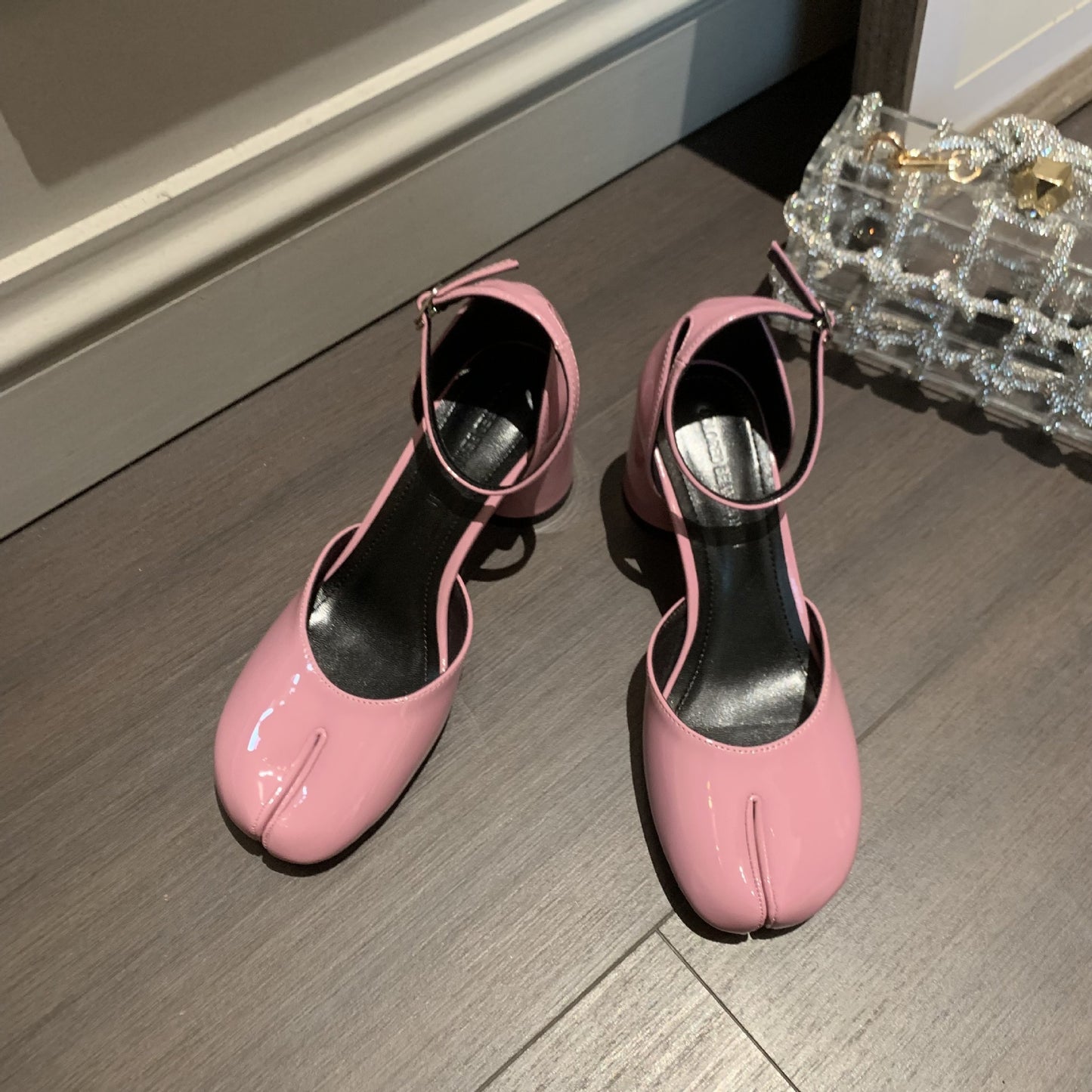 Holly – Chaussures à Talons Chunky en Cuir Vegan
