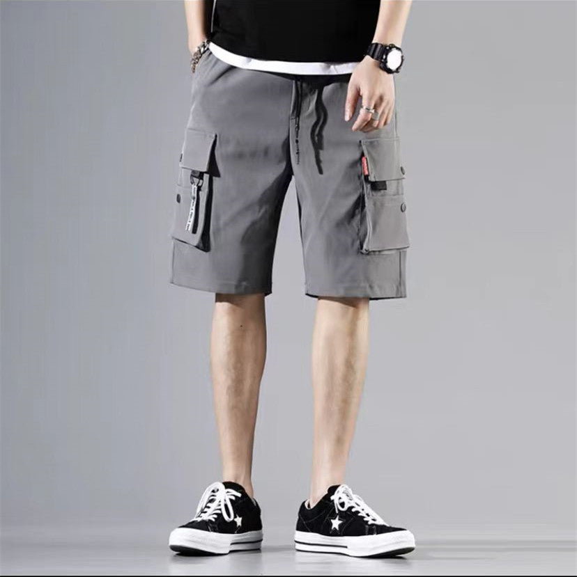 Gareth – Pantalon Cargo Multi-poches Style Coréen