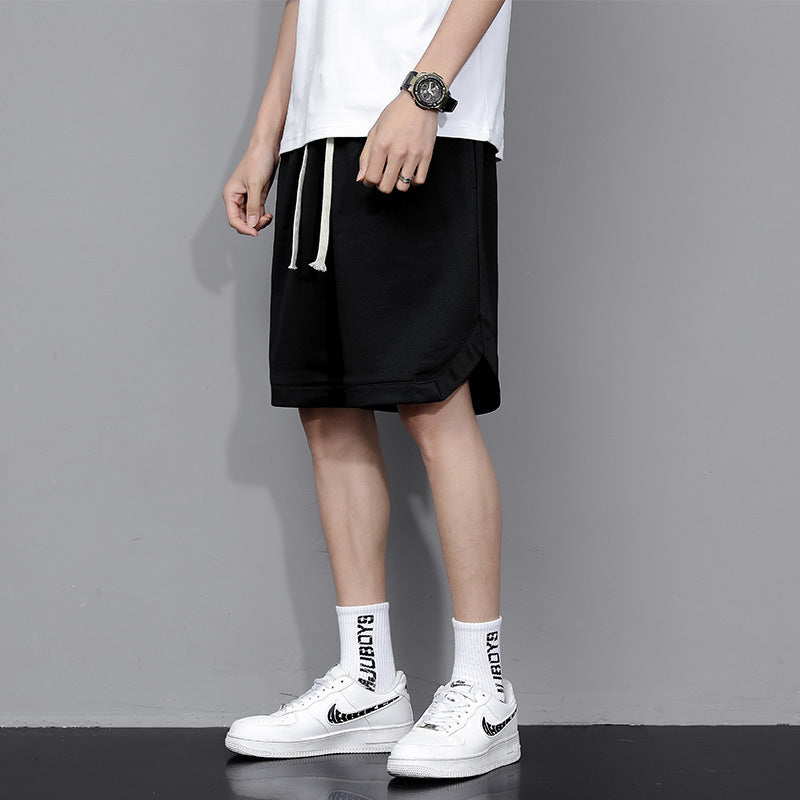 Lawrence – Shorts de Basketball d'Été en Couleur Unie pour Hommes