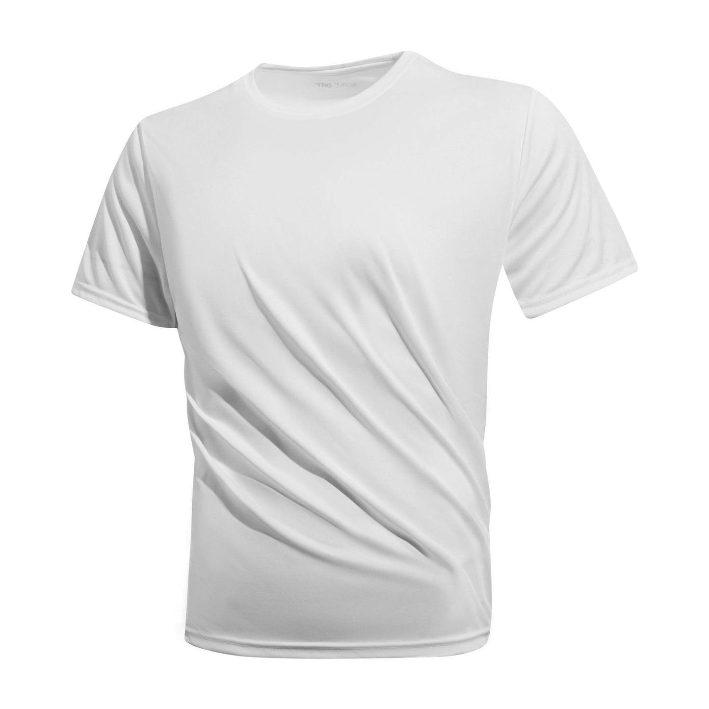 Hugh – T-shirt en soie glacée pour hommes, séchage rapide
