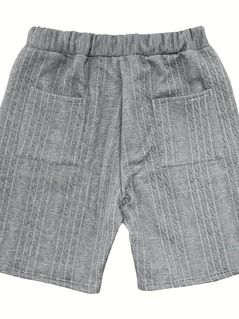 Martin – Ensemble Jacquard à Manches Courtes et Short à Cordons pour Hommes