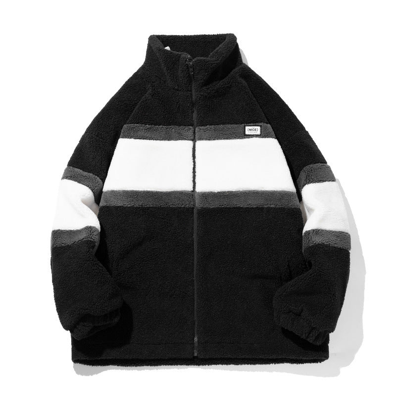 Rose – Manteau Réversible en Sherpa Fleece
