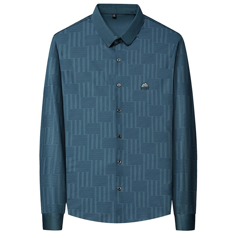 Stewart – Chemise décontractée à manches longues pour homme