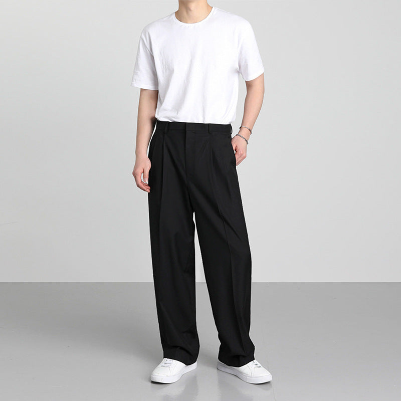 Carl – Pantalon Décontracté Droit et Ample