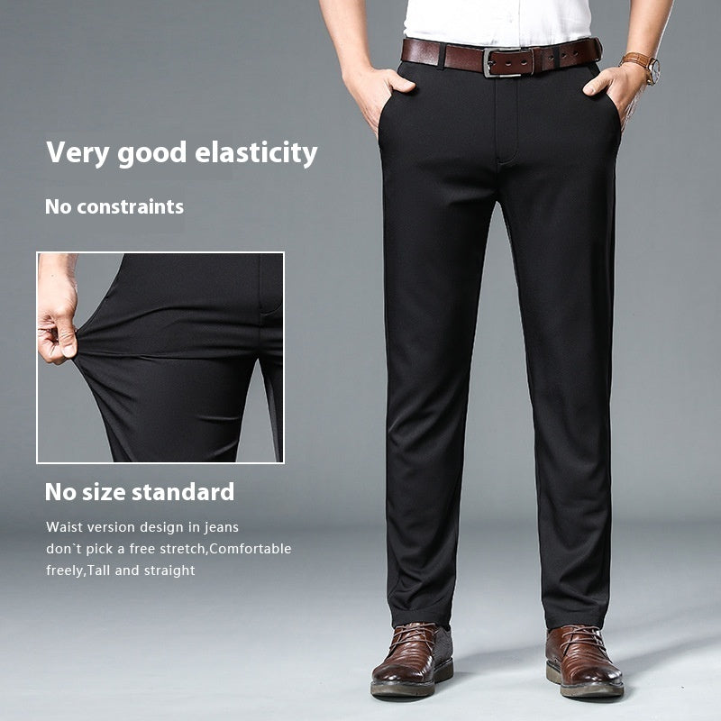 Miles – Pantalon Droit Fin Non-repassant
