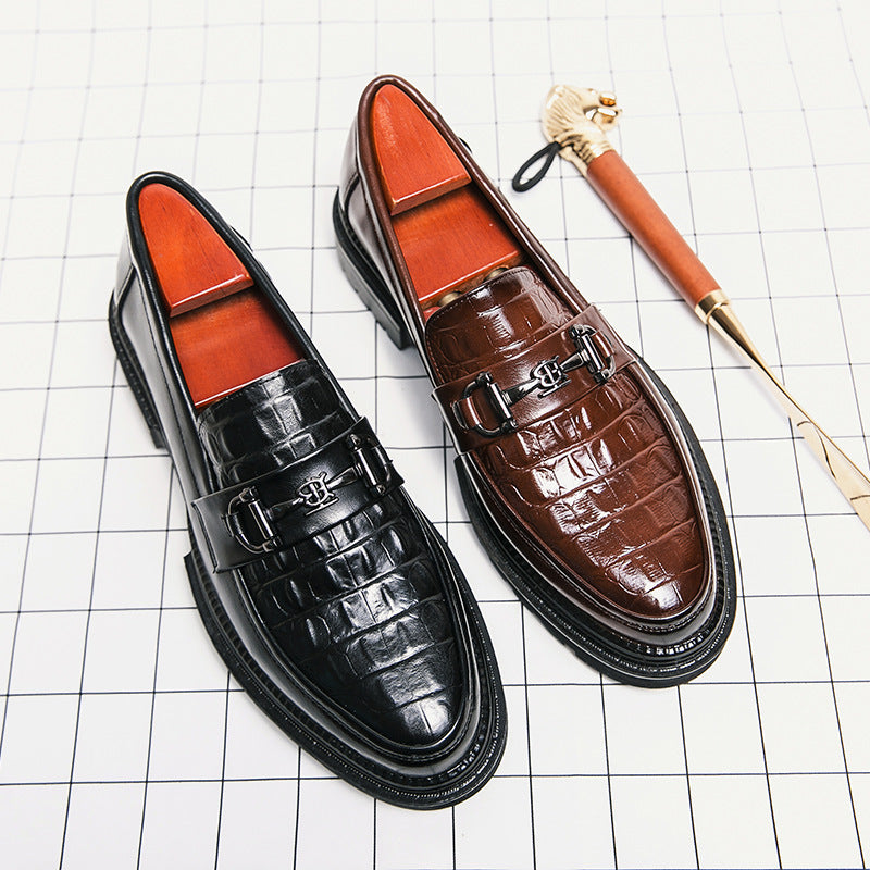 Stephen – Chaussures de Style Coréen à Bout Pointu pour Hommes