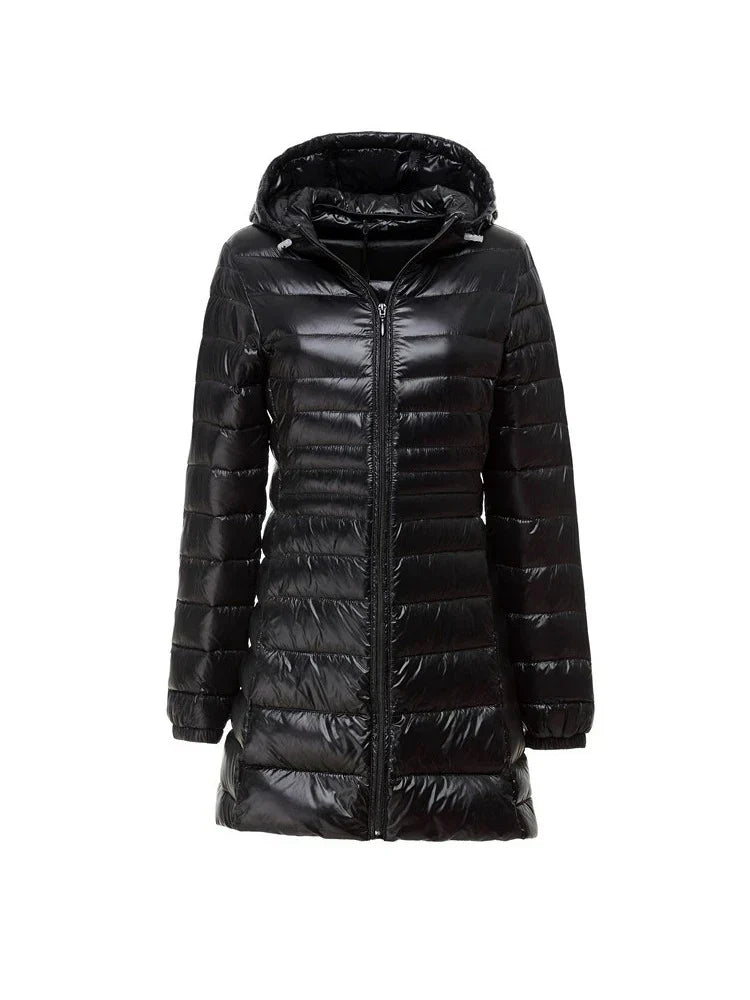 Sue – Manteau d'hiver long et matelassé pour femme