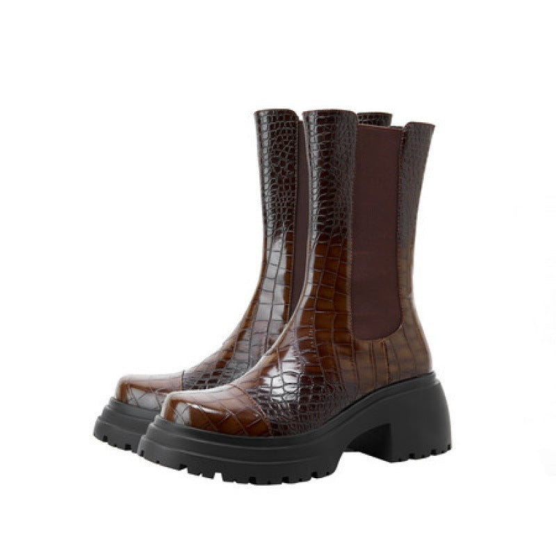 Leah – Chaussures et Bottes Retro pour Femmes