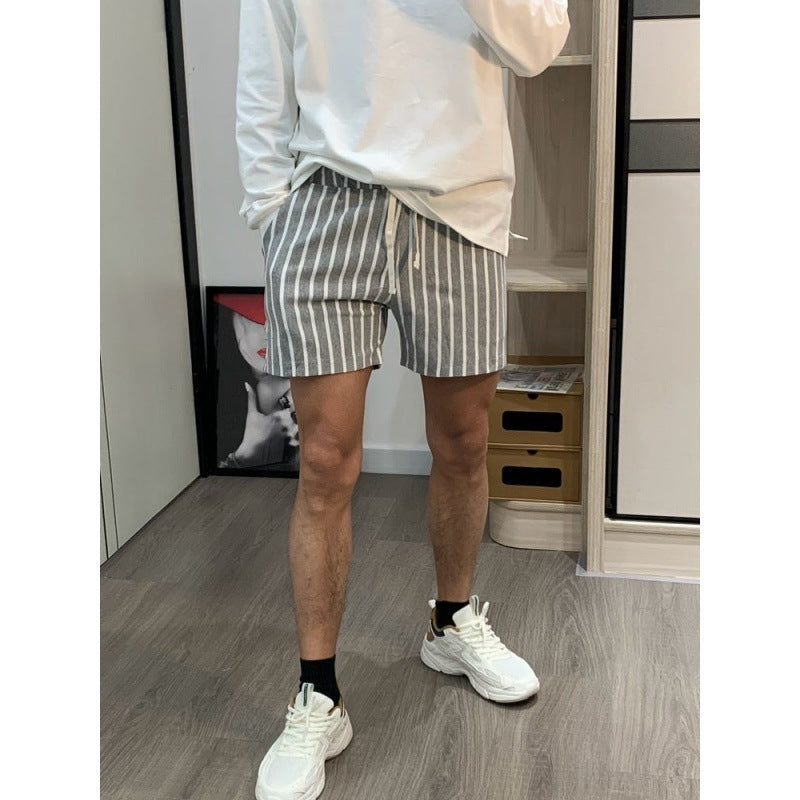 Michael – Shorts de Sport Décontractés à Rayures Larges