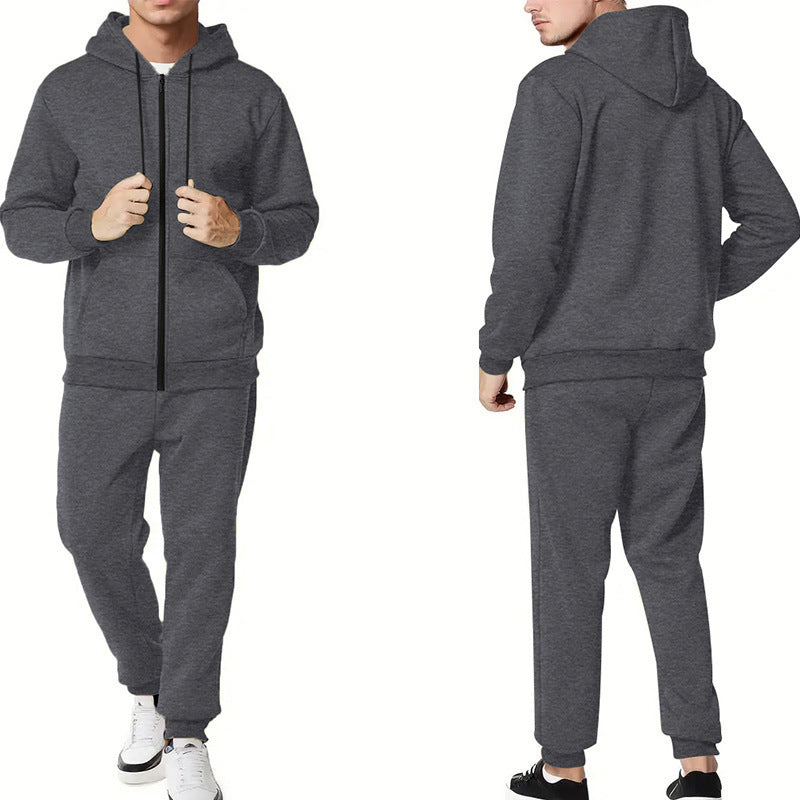 Timothy – Ensemble Cardigan à Capuche Couleur Unie