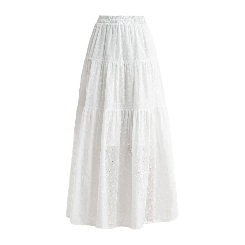 Kim – Jupe Parapluie Mi-longue A-ligne