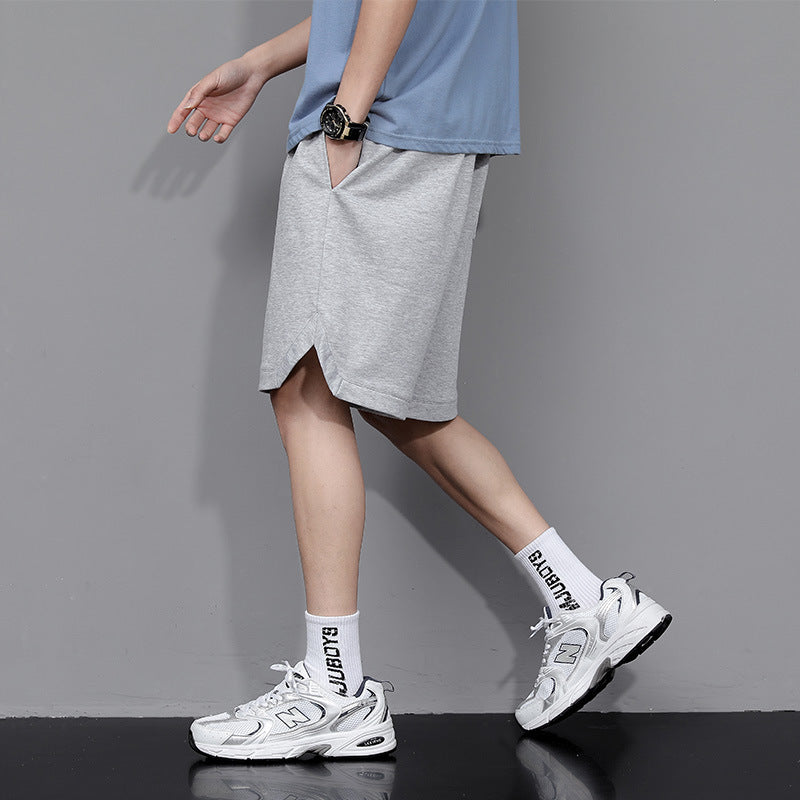 Lawrence – Shorts de Basketball d'Été en Couleur Unie pour Hommes