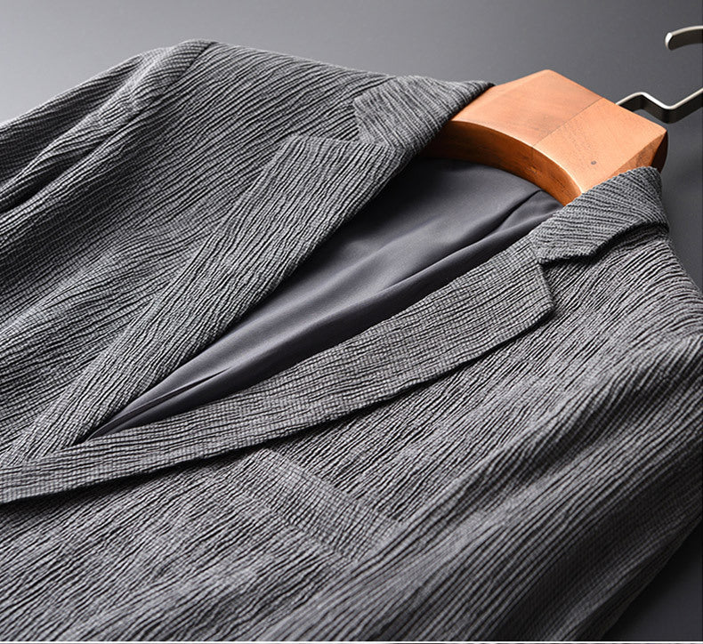 Jerry – Veste de costume décontractée légère à rayures
