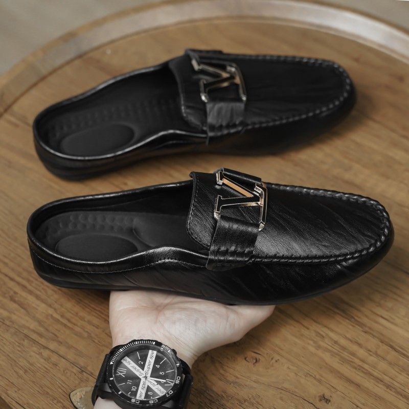 Neville – Mocassins Hommes Fermés Sans Talon en Cuir Vegan