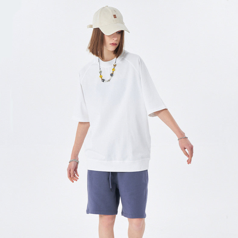 Ted – T-shirt à Manches Évasées Haute Qualité Blanc