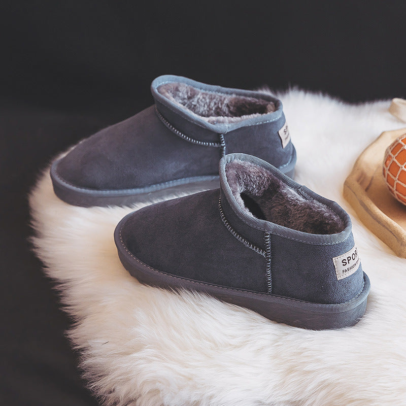 Sarah – Chaussures Courtes en Coton Chaudes