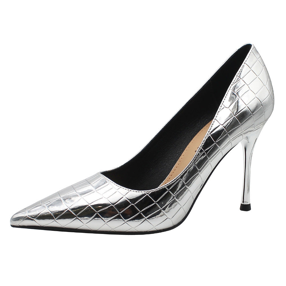 Christina – Talons Hauts à Bout Pointu en Cuir Vegan