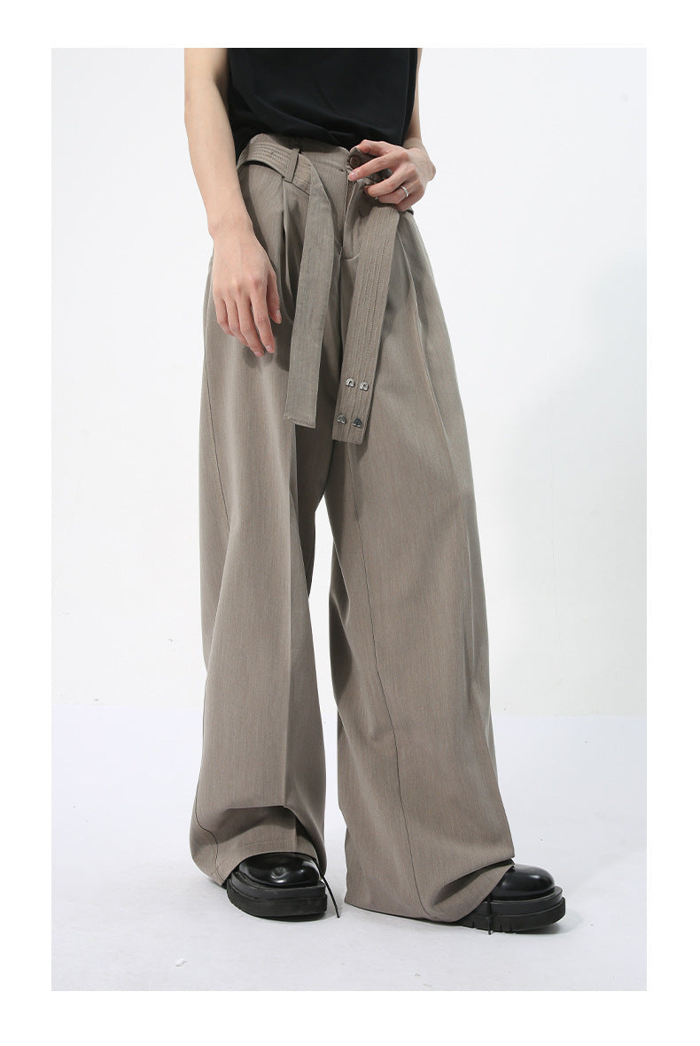 Reginald – Pantalon à Ruban Décoratif Style Japonais