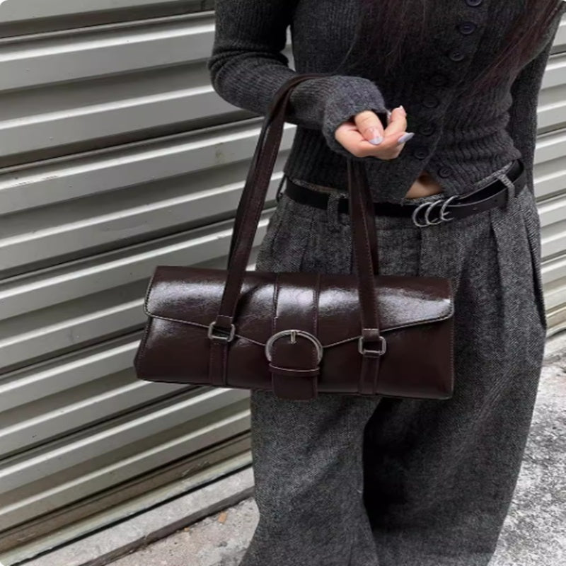 Pamela – Sac Baguette Vintage à Épaule Unique