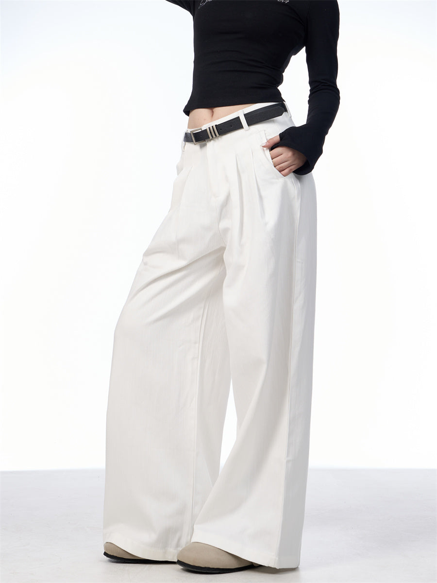 Linda – Pantalon Évasé à Jambe Droite Rétro