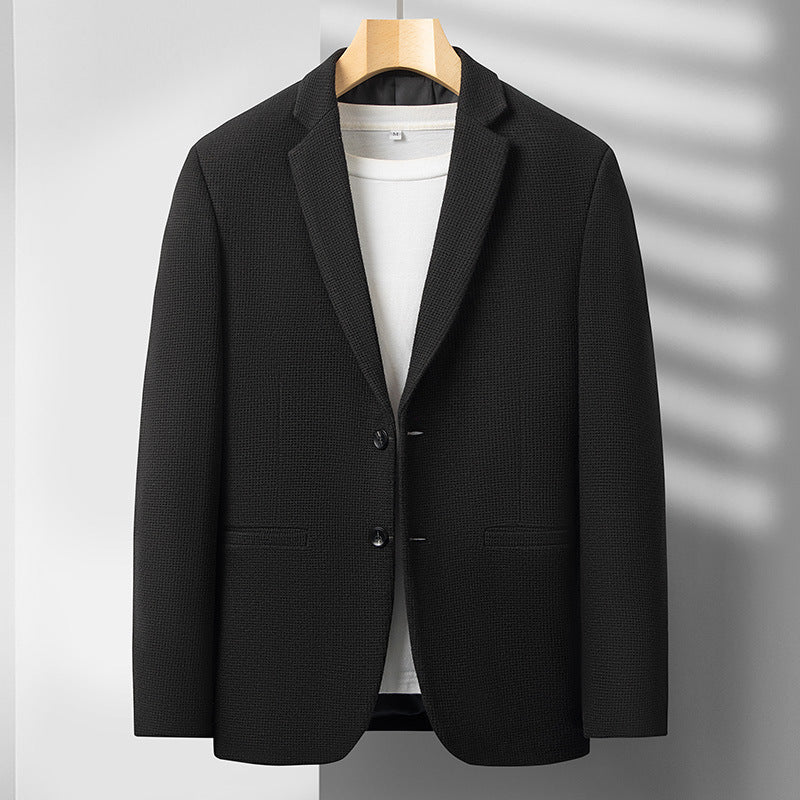 Howard – Veste de costume décontractée en spandex mélangé pour hommes