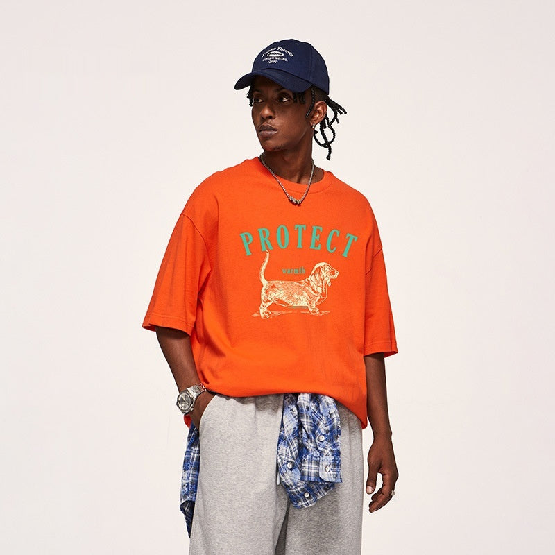 Martin – T-shirt Imprimé Animal à Manches Courtes