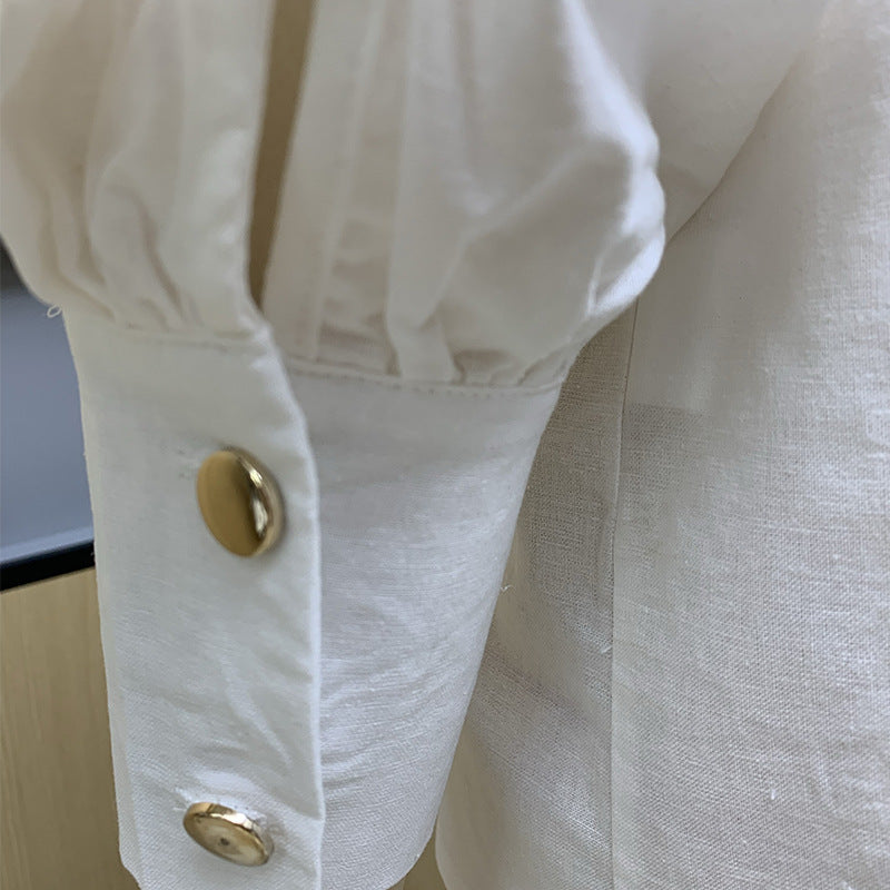 Jean – Chemise Ample à Manches Longues Imprimée