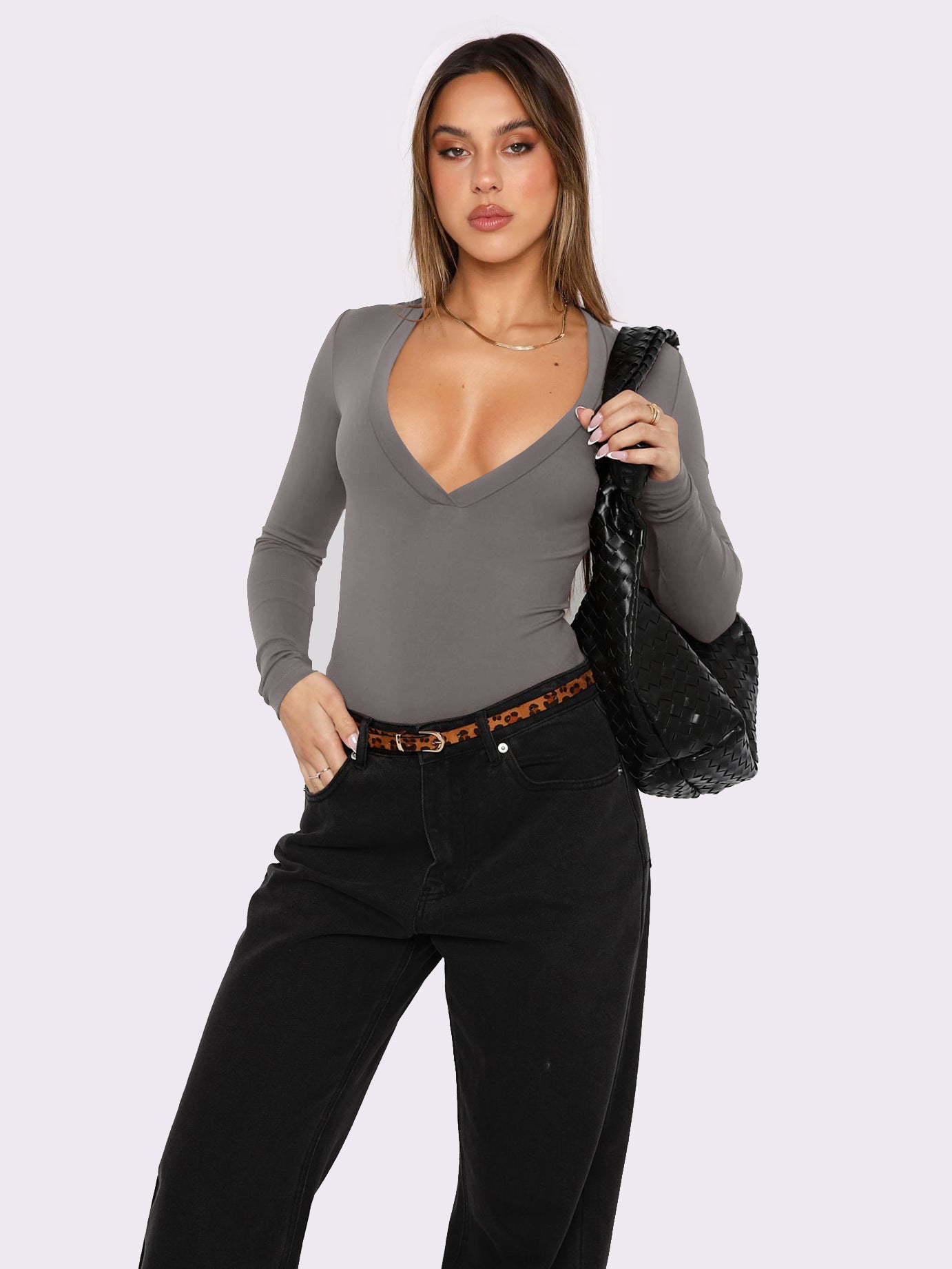 Amanda – Pull Slim à Manches Longues