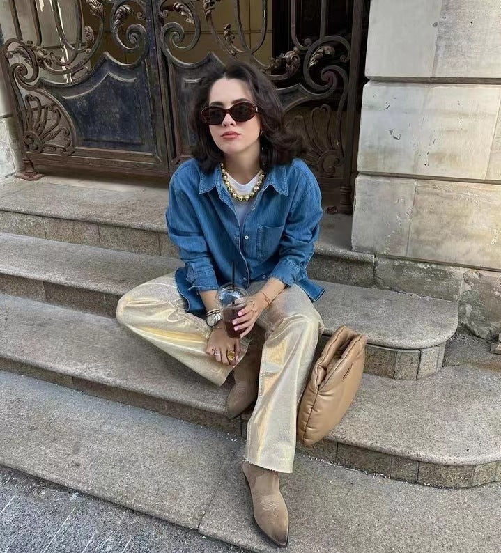 Sarah – Pantalon Ample à la Mode