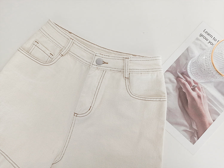 Brenda – Short ample avec bordure contrastée