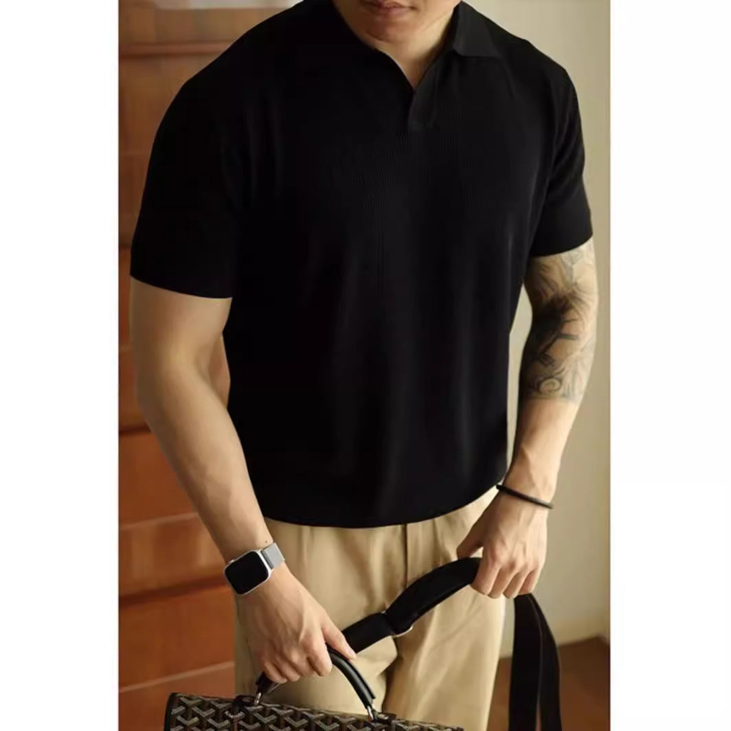Jonathan – Polo à Col en V pour Hommes